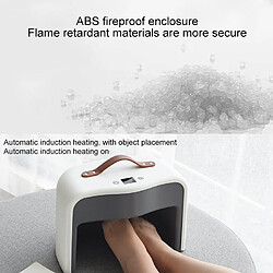 Acheter Wewoo Chauffage électrique Réchauffeur de radiateur de bureau domestique chauffant à air pulsé intelligent de pied à induction blanc