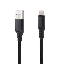 Acheter Wewoo Câble de charge de synchronisation de données USB A à Lightning 8 broches avec cordon tressé 1 m, pour iPhone X / 8 & 8 Plus / 7 & 7 Plus / 6 & 6s & 6 Plus & 6s Plus / iPad Noir