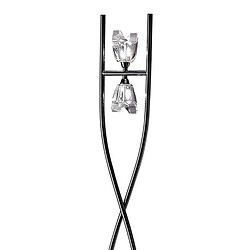 Acheter Inspired Eclipse Lampadaire 2 Lumières G9, Chrome Noir