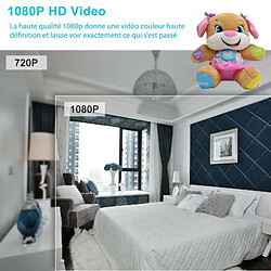 Chien en peluche pour enfant, Sécurité bébé avec Caméra Espion DVR cachée 1080P – HD avec WiFi, JOUET 32 GO avec longue autonomie et détection de mouvement