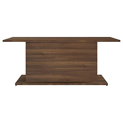 Maison Chic Tabls basse,Table Console pour salon Chêne marron 102x55,5x40 cm Aggloméré -MN28567 pas cher