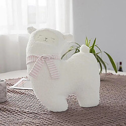 Universal 43 cm couple mignon poupée alpaca dans un oreiller de mouton chaud en peluche en couvercle de coussin | oreillers en peluche