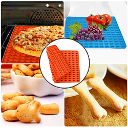 Avis 1pc Silicone Tapis De Cuisson Poisson Os Pour Chien Chien Traite Bonbons Chocolat Moule Orange