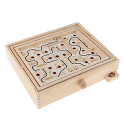 Puzzle en bois Jeu de labyrinthe magnétique pas cher