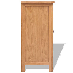 Avis Maison Chic Commode Buffet - Meuble de rangement 70 x 35 x 75 cm Bois de chêne massif -GKD37319