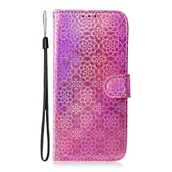 Wewoo Housse Coque Pour Nokia 7.2 Solid Color Colorful Magnetic Buckle Horizontal Flip Case en cuir avec titulaire et fentes cartes et portefeuille et lanière Rose