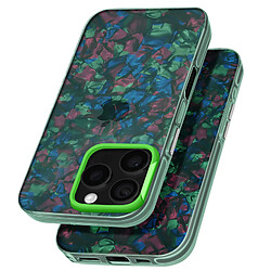 Avizar Coque pour iPhone 16 Pro Antichoc Souple Tutti Frutti Vert