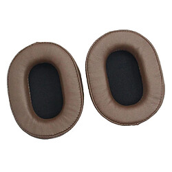 Coussinets d'oreille souples de remplacement pour Audio-Technica ATH-SR5 SR5BT Marron