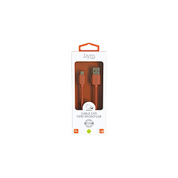 Acheter Jaym Câble USB vers Micro-USB 2.4A - 1,5 mètres - Collection POP - Orange