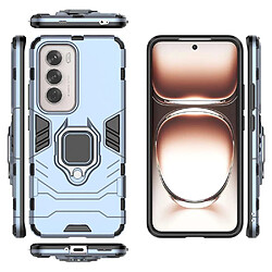 Htdmobiles Coque pour Oppo Reno 12 5G - housse etui rigide anti choc + verre trempe - BLEU FONCE