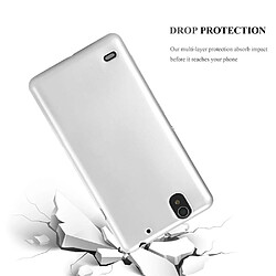 Avis Cadorabo Coque Sony Xperia C4 Etui en Argent