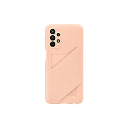 Samsung Coque Souple et Ultra fine Samsung pour Galaxy A23 5G avec porte-carte intégré Beige pas cher