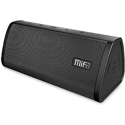 Chrono Enceinte Bluetooth 10W, MIFA A10 Haut Parleur Portable Bluetooth 4,2, Technologie TWS & DSP, IP45 Étanche et Anti-Poussière,Entrée Audio 3,5 mm, Port Micro SD et Microphone Intégré,Noir