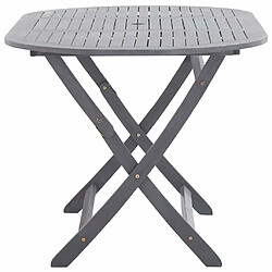 Acheter Maison Chic Mobilier à dîner 7 pcs de jardin - Ensemble table et chaises d'extérieur - Salon/Mobilier de jardin classique Bois d'acacia massif Gris -MN22915