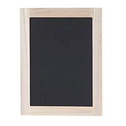 Avis Decoshop26 Lot de 2 tableaux noirs muraux tableau d'affichage ardoise à craies 40x30cm 04_0000462