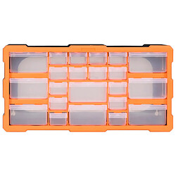 vidaXL Organisateur multi-tiroirs avec 22 tiroirs 49x16x25,5 cm