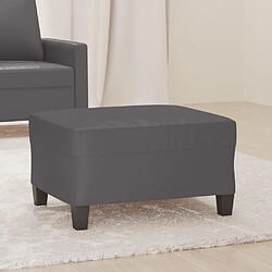 Maison Chic Repose-pied,Tabouret confortable Gris 70x55x41 cm Similicuir -MN56624