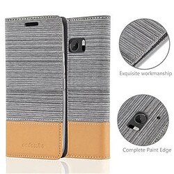 Cadorabo Coque HTC ONE M10 Etui en Gris