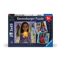 Ravensburger 3 X 49 Pcs Le souhait d'Asha Disney Wish