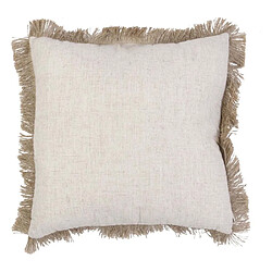 Avis The Home Deco Factory Coussin design bord de mer en jute Raphia - L. 40 x l. 40 cm - Noir