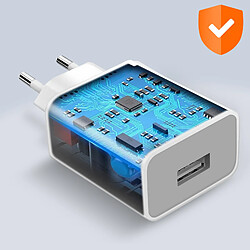 Chargeur secteur USB 18W 3A Quick Charge 3.0 Xiaomi MDY-10-EF Blanc pas cher