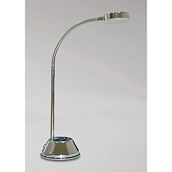 Luminaire Center Lampe de Table Tobias 1 Ampoule 3W LED 3000K, 300lm, chrome poli/acrylique givré