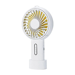 Avis F20 Mini Ventilateur Portatif Réglable à Chargement USB avec Contrôle à 3 Vitesses (Blanc)