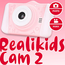 Avis AGFA PHOTO Realikids Cam 2 - Appareil Photo Numérique HD Enfant - Poignée ergonomique - Avec slot pour carte SD jusqu'à 32GB - Rose - Rose