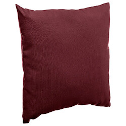 Hesperide Coussin de jardin Décoration Korai - 40 x 40 cm - Bordeaux