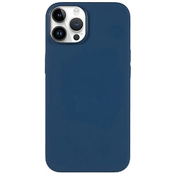 Coque en silicone magnétique, anti-rayures, anti-chute pour votre iPhone 14 Pro Max - bleu