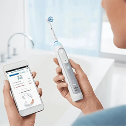 Acheter Oral-B Brosse a dents électrique connectée - Genius 8000 - Argenté