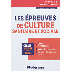 Les épreuves de culture sanitaire et sociale - Occasion