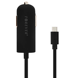 Avis Chargeur allume-cigare 2,1A connecteur Micro-USB - Câble intégré 1.20m Forever