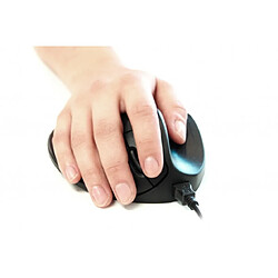 BakkerElkhuizen HandShoeMouse souris USB BlueTrack Noir