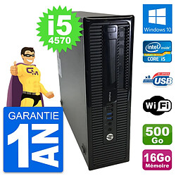 PC HP ProDesk 400 G1 SFF Intel i5-4570 RAM 16Go Disque Dur 500Go Windows 10 Wifi - Occasion