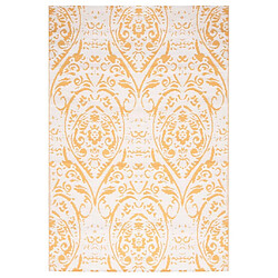 vidaXL Tapis d'extérieur Jaune 140x200 cm PP