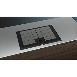 Acheter Table de cuisson à induction 80cm 4 feux 7400w flexinduction noir - ex875lyv1e - SIEMENS