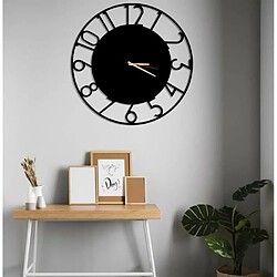 Avis DEKORY Salcedo Horloge Murale en Métal 50cm