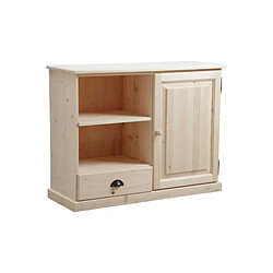 Aubry Gaspard Meuble tv en bois brut