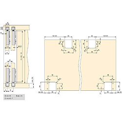 Avis Emuca Kit portes coulissantes soutenues à fermeture amortie Flow