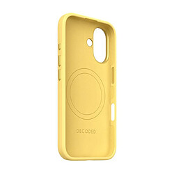 Avis Decoded Coque pour iPhone 16 Compatible MagSafe Antichocs et Antimicrobienne Jaune