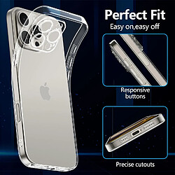 Coque Silicone Transparente + Verre Trempe Pour iPhone 16 Pro Max Little Boutik©