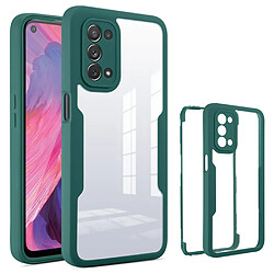 Coque en TPU + acrylique anti-chocs, vert nuit pour votre Oppo A54 5G/A74 5G/A93 5G