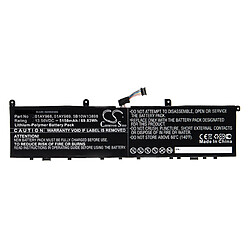 vhbw Batterie compatible avec Lenovo ThinkPad P1 2019, 20MD0001GE, 20MD000DGE, 20MD000NGE ordinateur portable Notebook (5150mAh, 13.56V, Li-polymère)