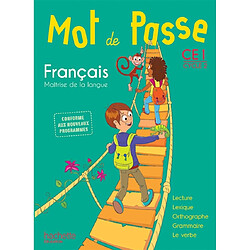 Mot de passe, français, maîtrise de la langue, CE1 cycle 2 - Occasion