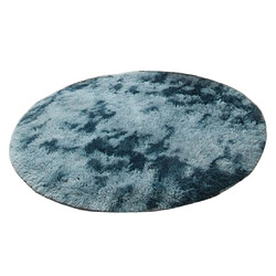 Avis Tapis De Sol Rond Shaggy Tapis De Chambre à Coucher à Côté Du Tapis 100 Cm Bleu Profond