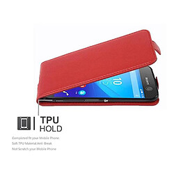 Acheter Cadorabo Coque Sony Xperia M5 Etui en Rouge