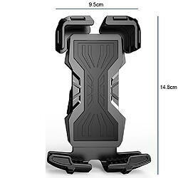 Support de téléphone de vélo, pince de téléphone pour guidon de moto, support de téléphone portable pour vélo, clip de téléphone de scooter pour tous les téléphones de 4,6 à 6,9 pouces