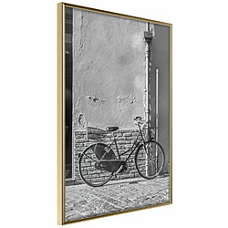 Paris Prix Affiche Murale Encadrée Bicycle with Black Tires 20 x 30 cm Or