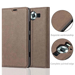 Cadorabo Coque Nokia Lumia 950 Etui en Brun